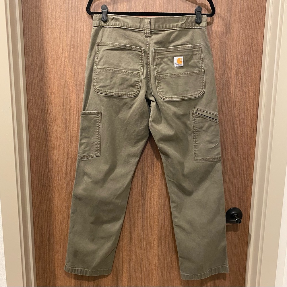 Carhartt Rugged Flex Relaxed Fit Canvas Double-Front Utility Work Pant 30x31 - Picture 9 of 17